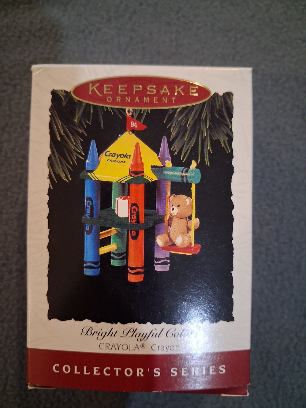 Hallmark Keepsake Ornament - Multicolored Crayon Carousel